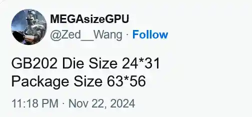 RTX 5090发布！面积比4090增长22%，创下RTX 2080 Ti以来最大记录