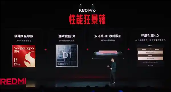 红米K80 Pro首发澎湃OS2：带来全新流畅体验!