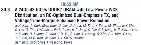 三星突破技术边界！GDDR7显存频率暴涨至42GHz