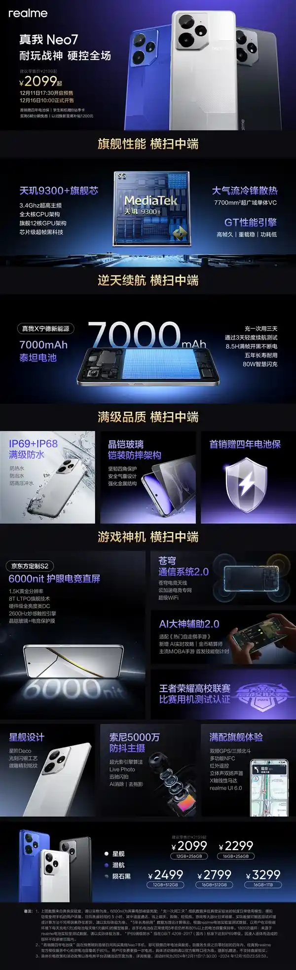 真我Neo7：性价比之王，2099元震撼登场！