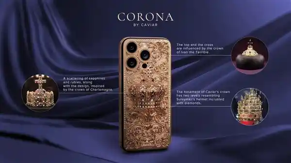 全球首发！iPhone 16 Pro Max豪华版震撼亮相：18K纯金皇冠背壳惊艳全球