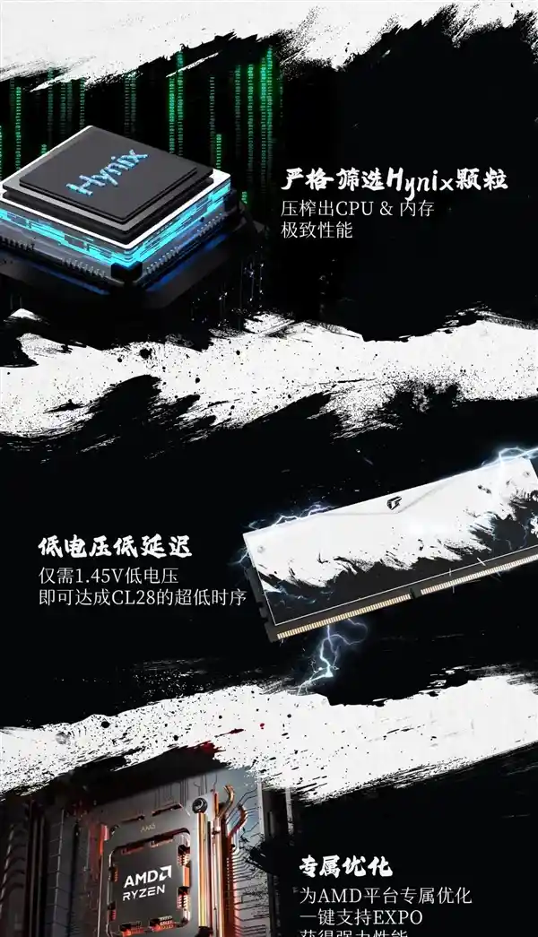 AMD天选内存！七彩虹全球首发高频、低时序DDR5-6400 C28