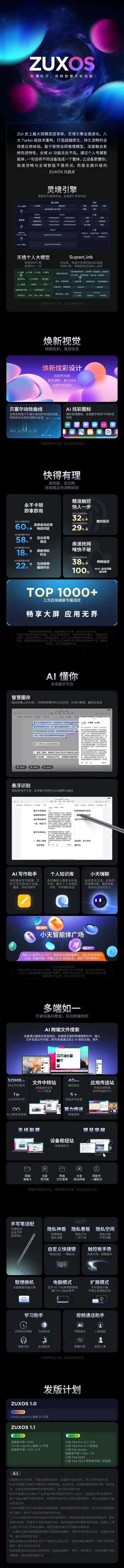 联想推出全新操作系统ZUXOS，革新ZUI底层技术