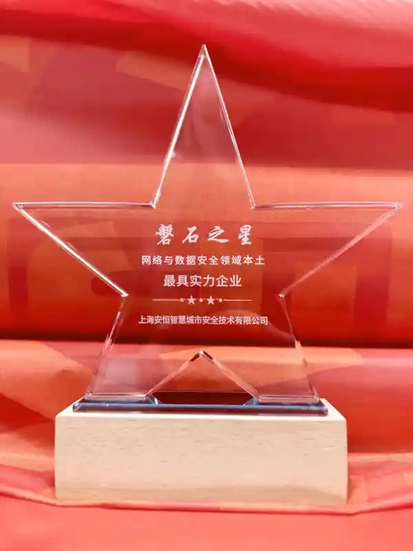 安恒信息荣获上海市互联网行业网络与数据安全领军企业奖