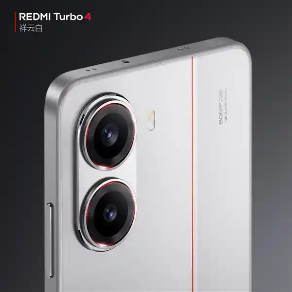 小米发布REDMI Turbo 4新款手机：祥云白色调炫目亮相，外观更加精致利落