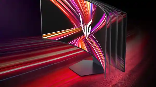 全球领先技术！LG推出可平可弯曲5K2K OLED显示器，瞬间变形的黑科技！