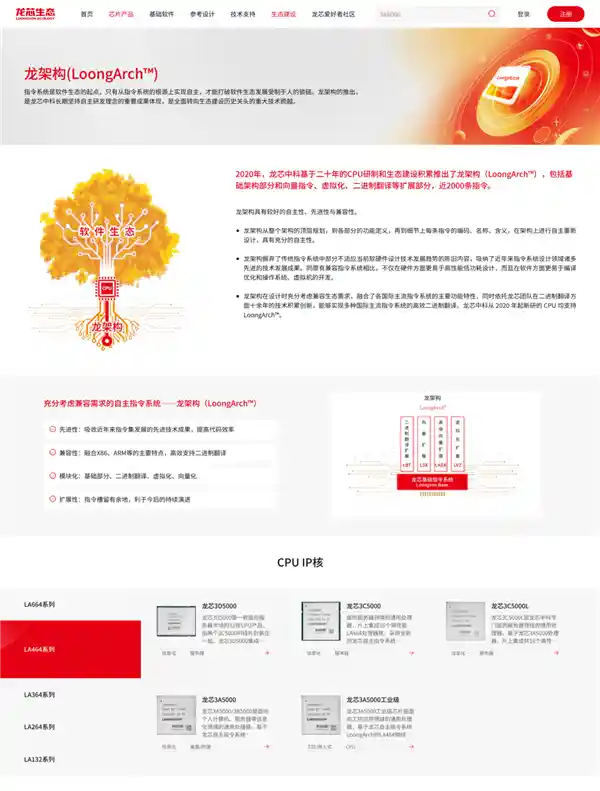 龙芯CPU生态平台全新登场！百分百自主指令集引领科技创新风潮