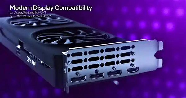 Intel锐炫B580引入三个DP 2.1接口，首个支持UHBR 13.5，性能升级再添新动力
