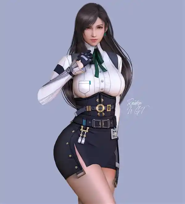 蒂法全新形象亮相！《最终幻想7》女主角华丽穿搭曝光