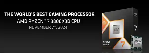 锐龙7 9800X3D量产解决供应短缺问题，Intel面临销量挑战