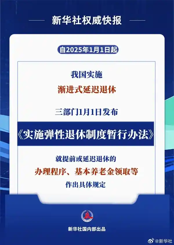 灵活退休制度上线：助力员工自主选择离职时间