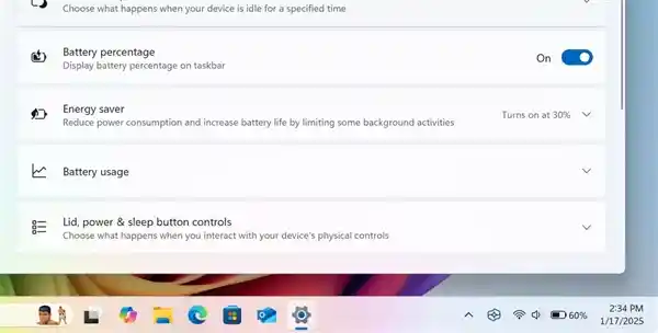 微软Win11终于更新！用户期盼已久的电量百分比显示功能正式登场