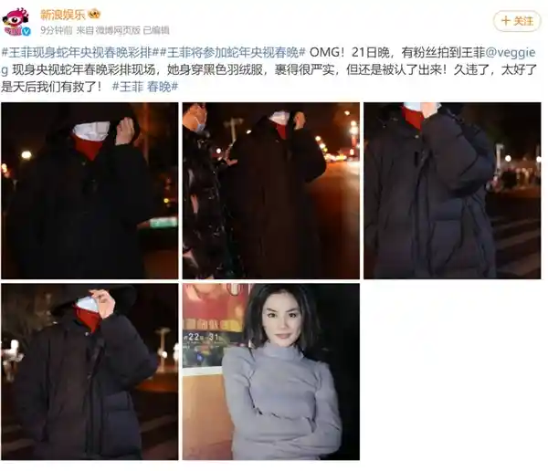 王菲再度惊艳！天后现身央视《春晚》彩排，粉丝齐聚期待演绎新经典