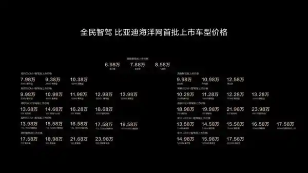 比亚迪智能驾驶技术下饺子7万车型配备NOA功能，王传福表示：NOA将成为标配技术