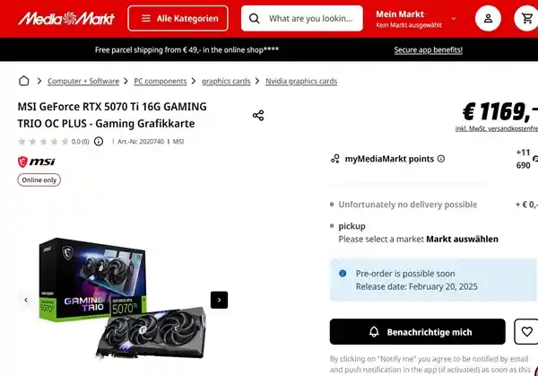 RTX 5070 Ti价格暴涨30％！AMD产品火热来袭，引发抢购热潮