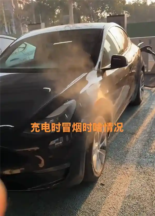 特斯拉Model Y夜间充电神秘白气现象曝光：细致解读无需惊慌