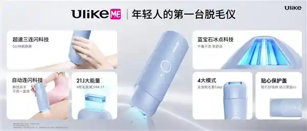 Ulike颠覆传统！超级脱毛技术或开创永久脱毛新时代
