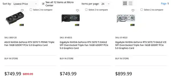 [抢购热潮：RTX 5070 Ti首发即告罄，6299元原价成稀缺珍品]