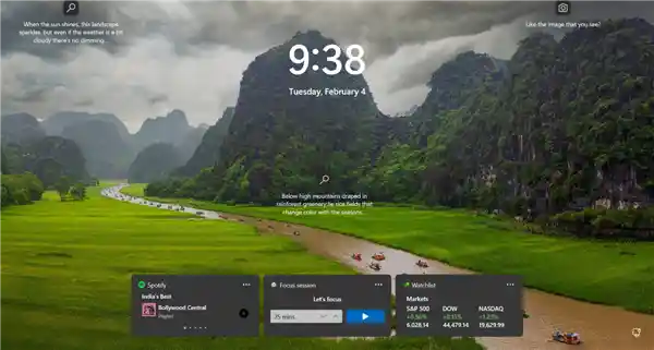 Windows 11锁屏界面大升级！个性化小组件等功能助你焕然一新