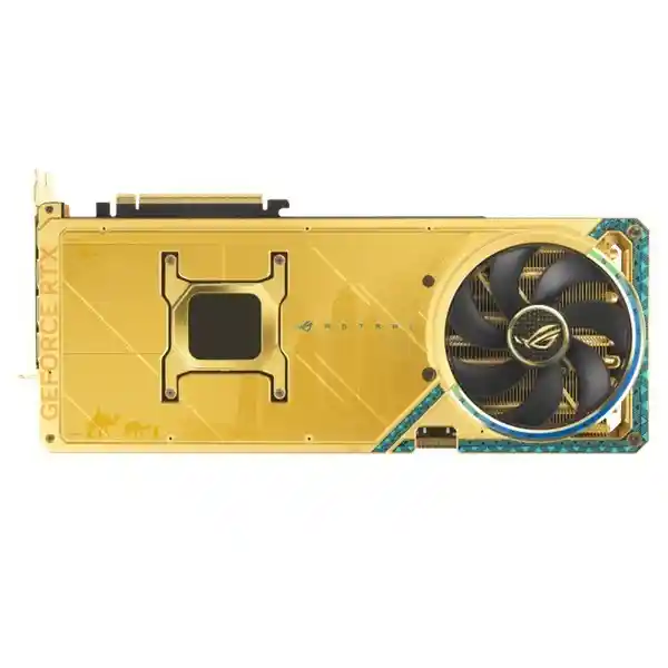 华硕推出金色限量版RTX 5090显卡，奢华金属光泽惊艳亮相