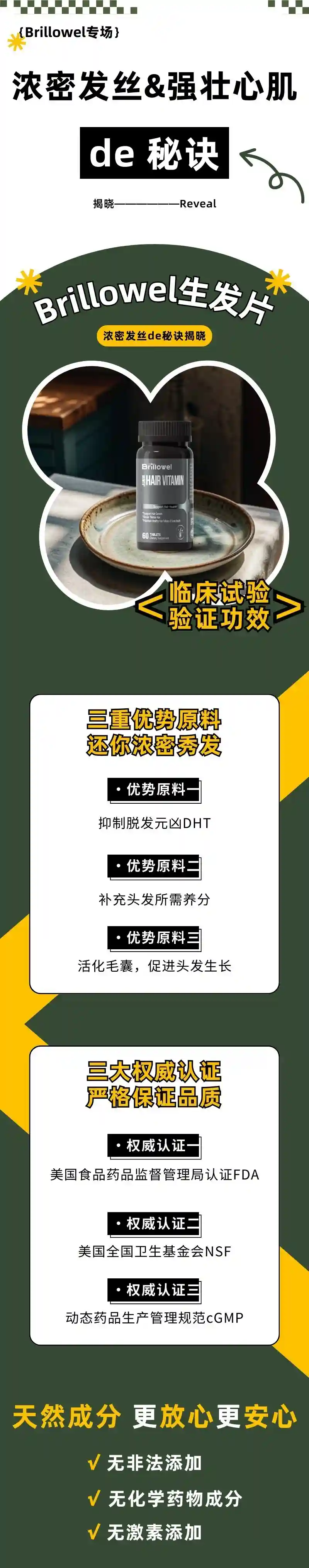 [2瓶初见奇效，4瓶彻底革新发际线，燕荚生发片引爆养发新潮流]