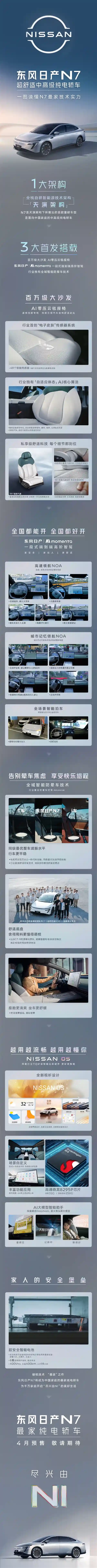 东风日产N7纯电车揭秘：GT-R之父参与调校，全新技术惊艳亮相