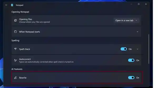 独家：微软Windows记事本AI编辑震撼上线，解锁创意付费功能！