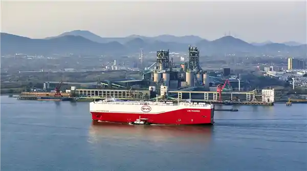 海上巨无霸！比亚迪‘深圳号’全球首航震撼启程