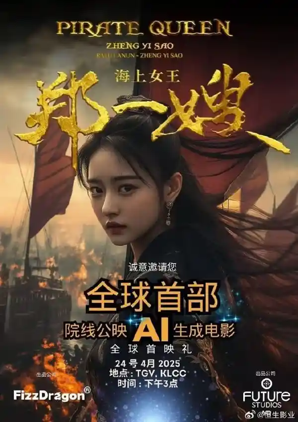 《郑一嫂传奇：全球首部AI巨制登陆新加坡院线，70分钟重塑历史新篇章》