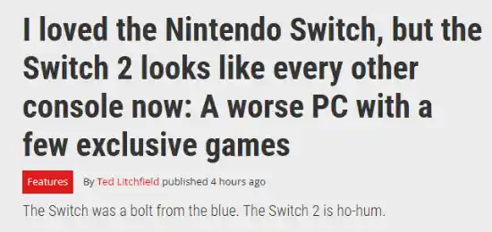 Nintendo Switch 2：独家大作点燃全球热潮