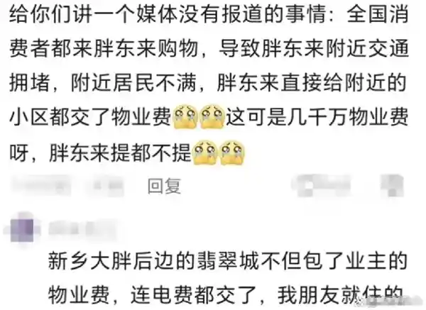 《胖东来传闻花巨资代缴物业费？多方辟谣：假消息！》