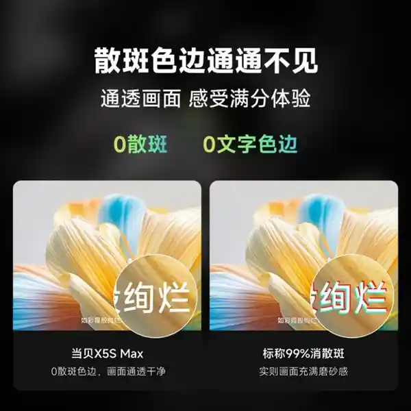 《618必看！当贝X5S Max投影仪：超高清晰度、超强亮度，对比度吊打万元机》