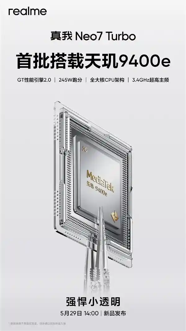[2025爆品预警！真我Neo7 Turbo强势登场： redefine 性能标杆]