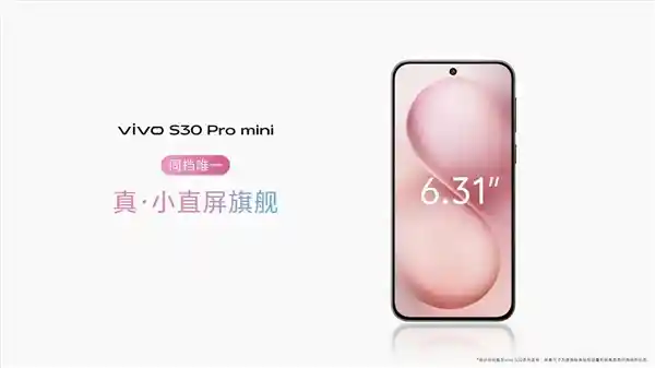 《指尖上的优雅革命：vivo S30 Pro mini小屏旗舰震撼登场，国补价2999元起》