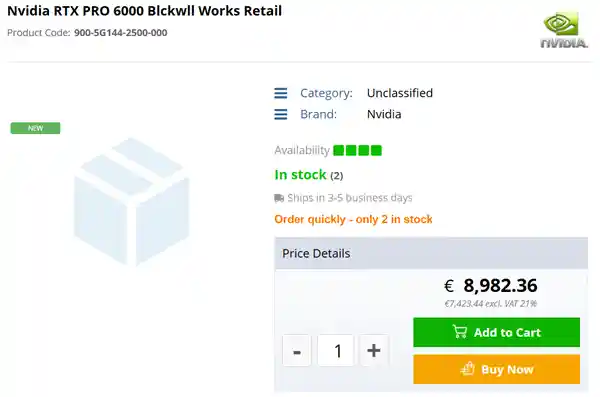 震撼发布：96GB巨量显存！RTX PRO 6000专业显卡登场，售价高达9万！