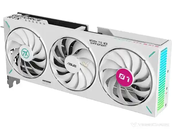 《华硕推出五款中国特供版RTX 5060Ti/5070：初音主题 白黑潮玩》