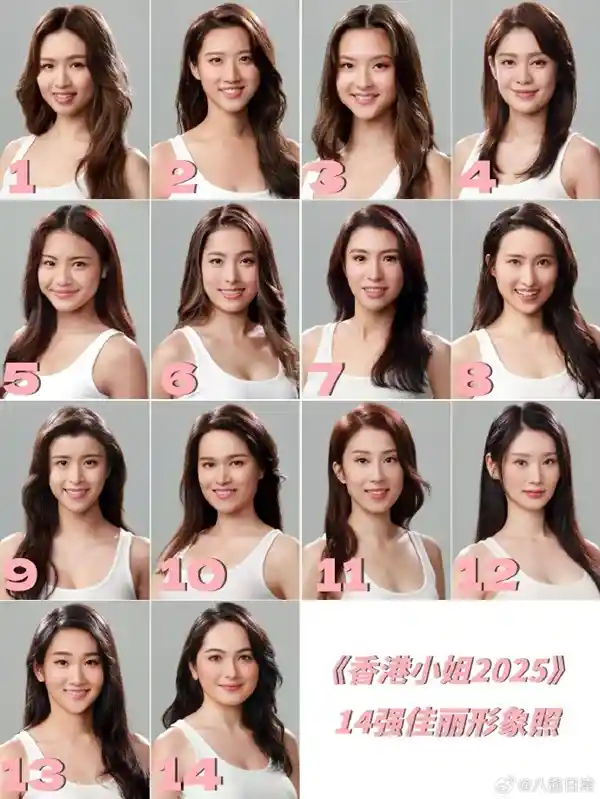 高学历海归扎堆！2025港姐14强惊艳亮相，审美颠覆想象
