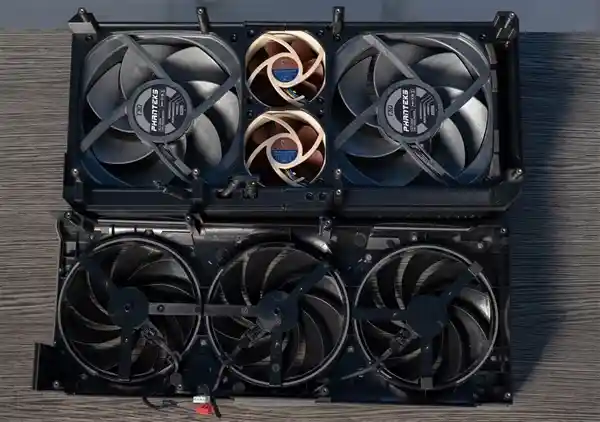 五风扇改装RTX 5090，静音黑科技引热议
