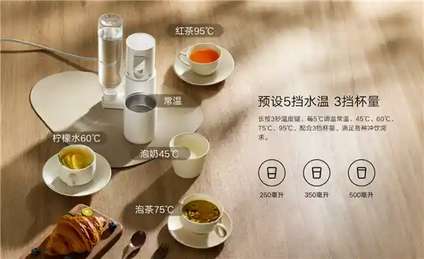 三秒即热，随身畅饮！米家折叠饮水机开启便携饮水新体验