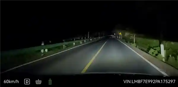 问界M7夜路惊现大黑牛：AEB系统暗光中紧急刹停引热议