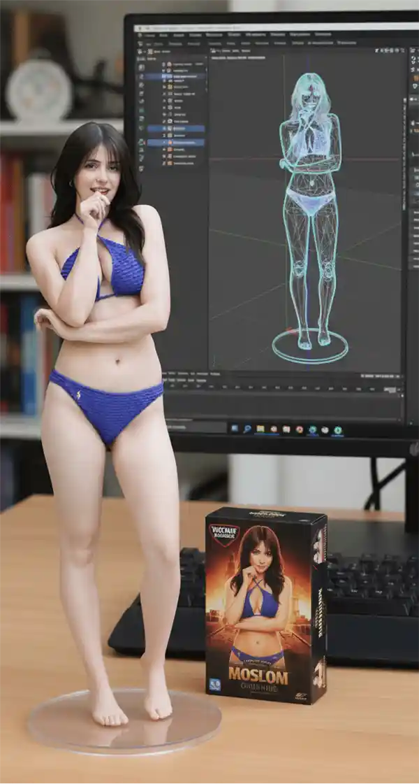 《好莱坞潜规则》手游引爆期待，赛博美少女手办首曝引热议